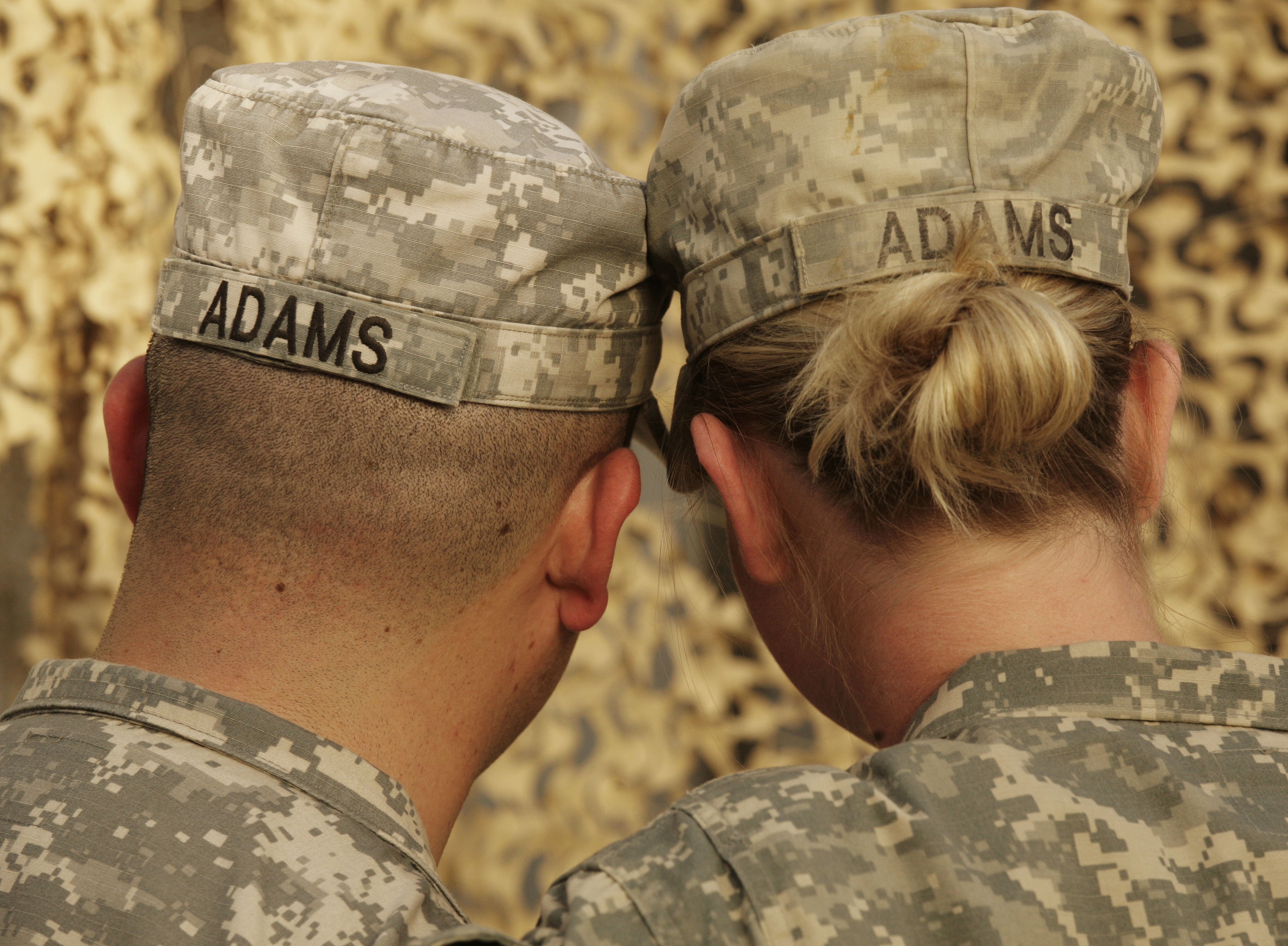 Serving in the army